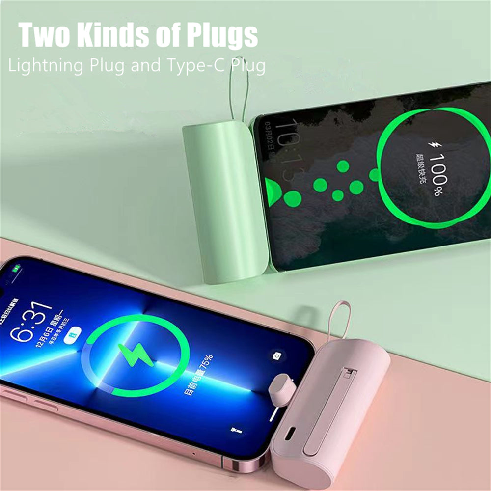 Mini Power Bank Charging External Battery.