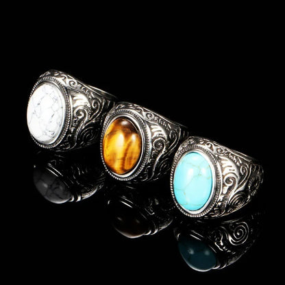 TIGER Natural Stone Ring