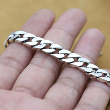 7MM-8MM New Solid Silver Jewelry Fashion.