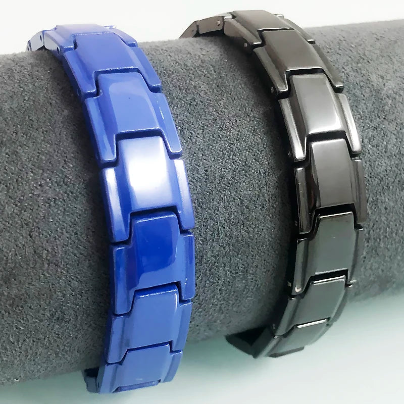 Blue Men's Sport Bracelets Energy Health.