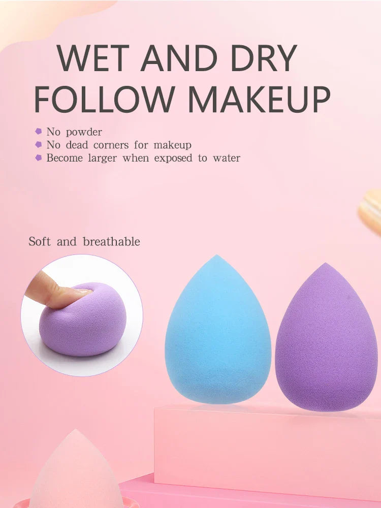 1 pc Makeup Sponge Water-drop Shape Foundation Concealer