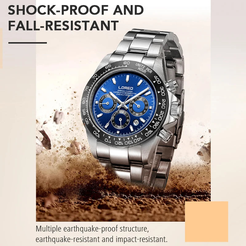 LOREO Mechanical Luxury Waterproof Men Watches.