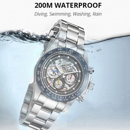 LOREO New 200m Waterproof Diver Watch Sport.