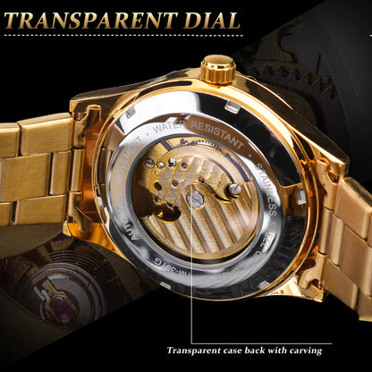 Winner Golden Moon Design Luxury Watches