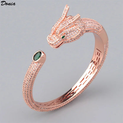 Donia jewelry Fashion European and American micro-inlaid AAA zircon bracelet luxury high-end women&