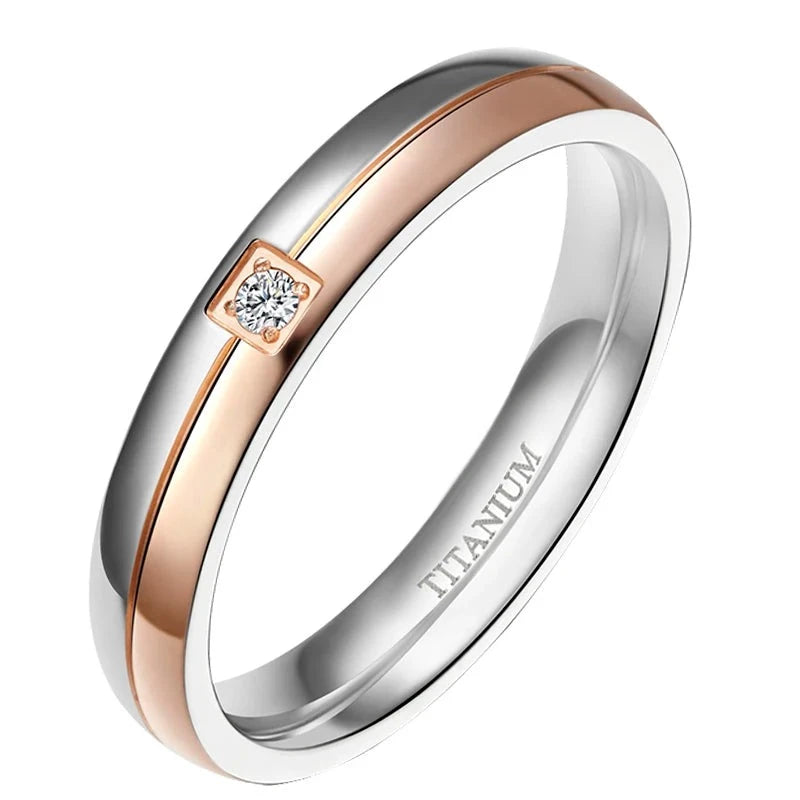 TUNGSTEN Women's Titanium Ring, a symbol of simplicity and romance in couple.