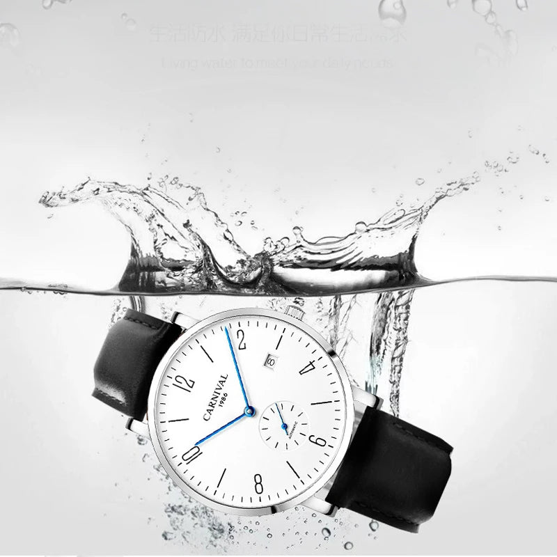 Carnival Brand Luxury Mechanical Watch Waterproof