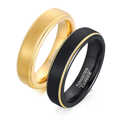 5mm Tungsten Carbide Wedding Band Ring.