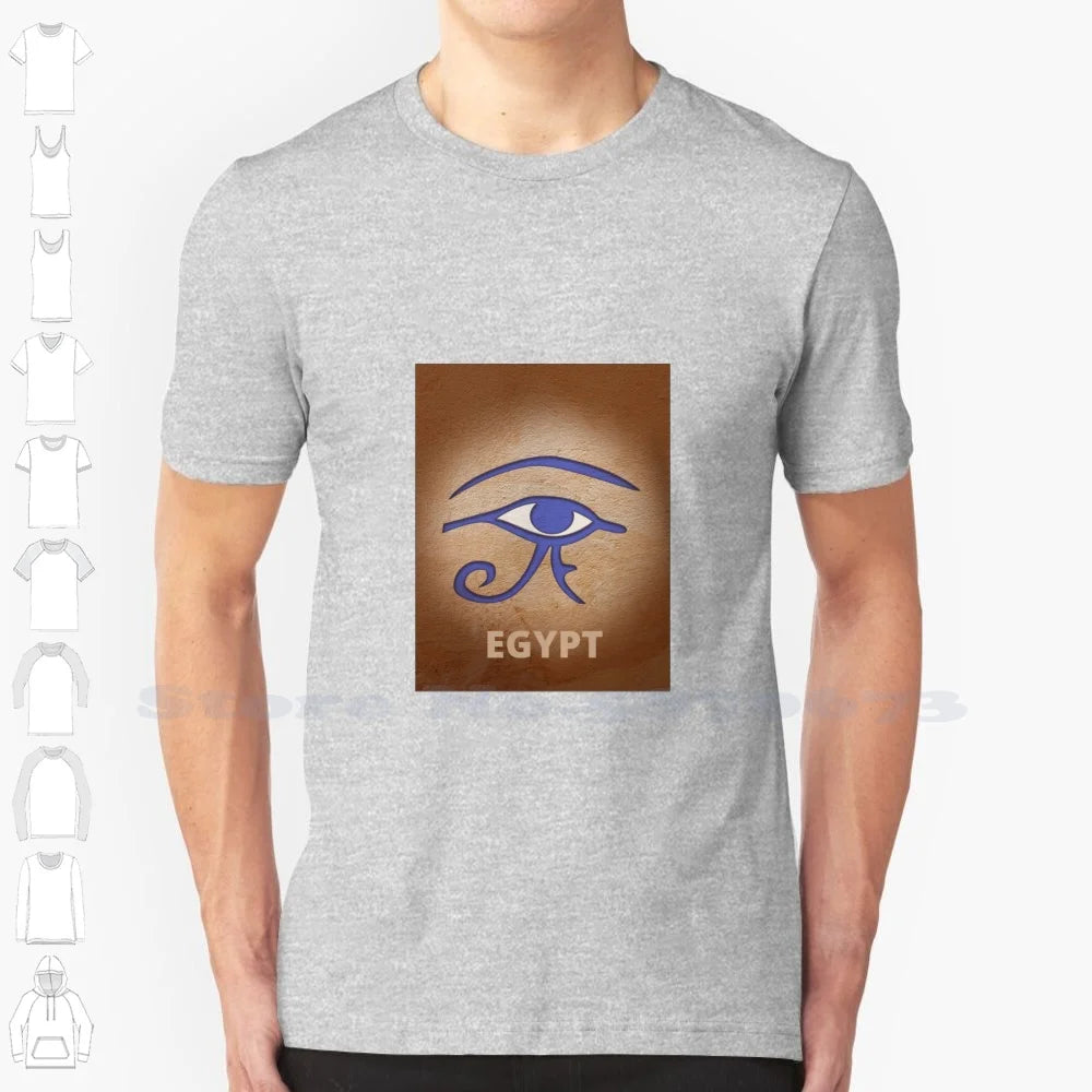 Horus Eye Egyptian Sympol 100% Cotton T-Shirt.