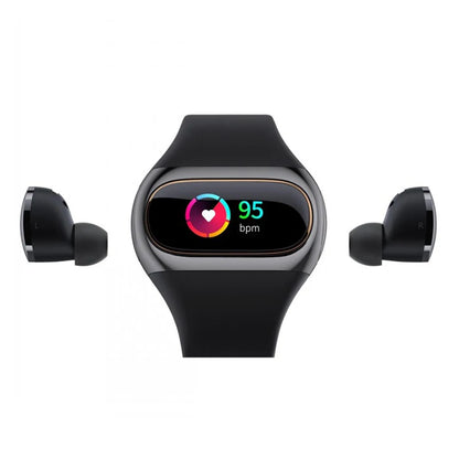 Wearbuds Bluetooth Headphones Smart Watch with Wireless Earbuds,2 In 1 Fitness Tracker with Wireless Stereo Earphones Inside