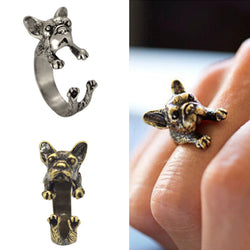 Animal Rings - French Bulldog for Women