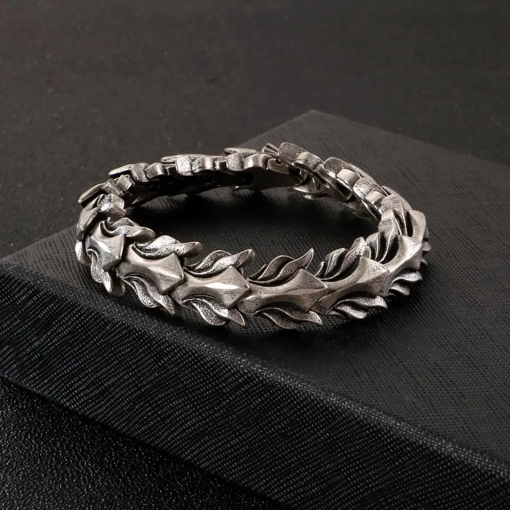 Width Dragon Chain Bracelet For Men.