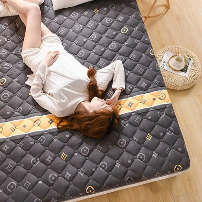 Tatami Mattress Soft Foldable Single Double Non-slip Folding Sleeping Mattresses Suitable For Dormitory Family Bed Mat Nap Pad