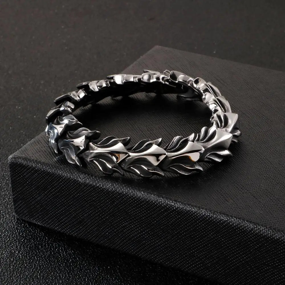 Width Dragon Chain Bracelet For Men.