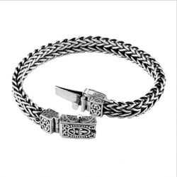 Pure Silver Jewelry Trendy Double Row