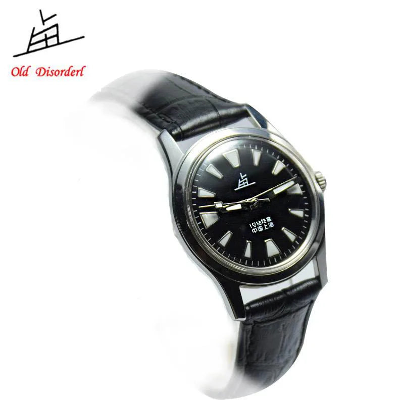 Classic Genuine Shanghai Men's Mechanical Watch.