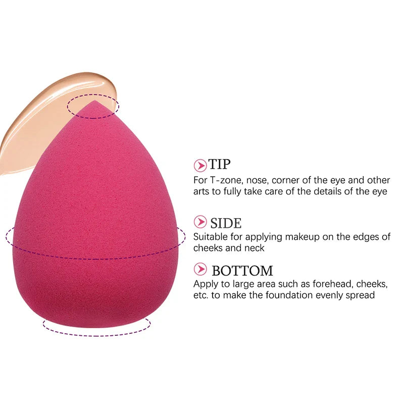 1 pc Makeup Sponge Water-drop Shape Foundation Concealer