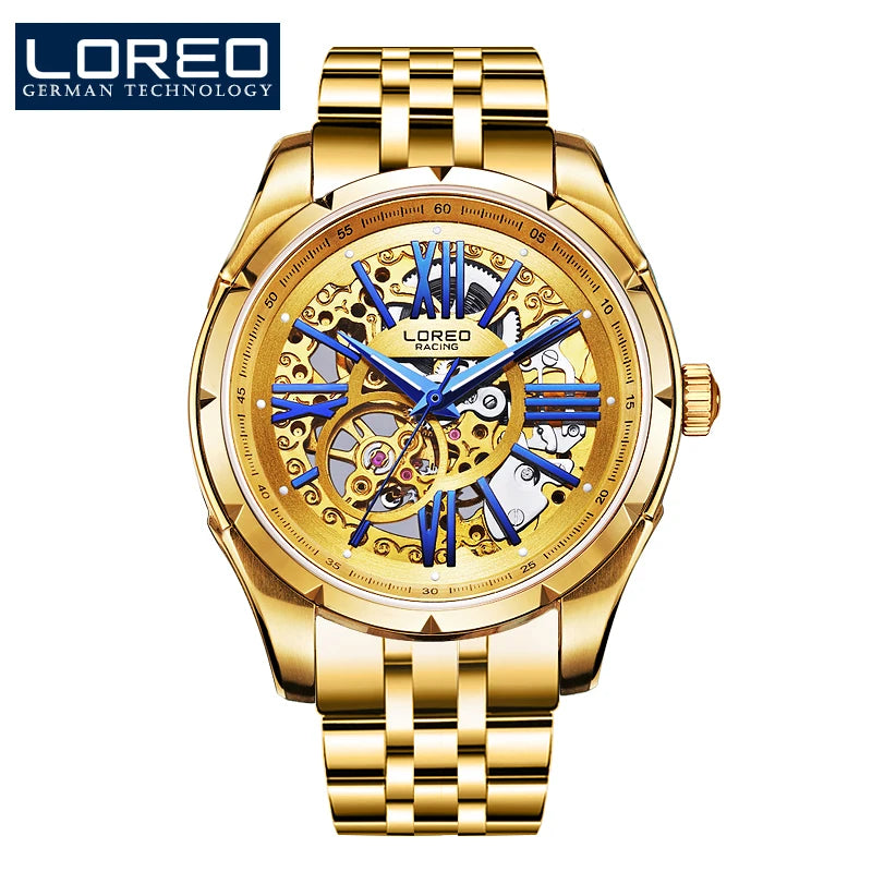 LOREO Mens Watches Top Brand Luxury.