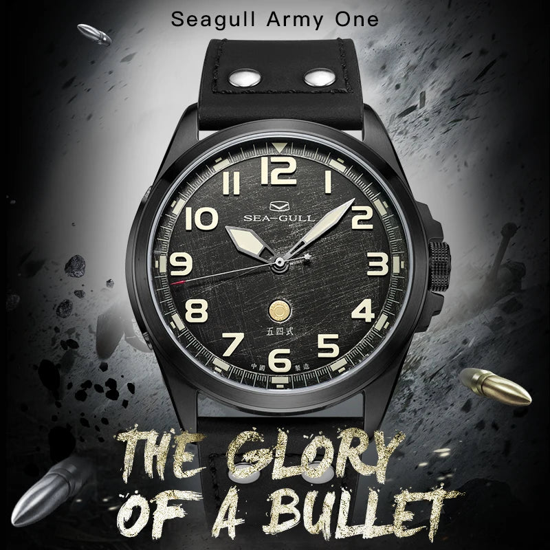 Seagull Military Watch Men's Automatic Mechanical