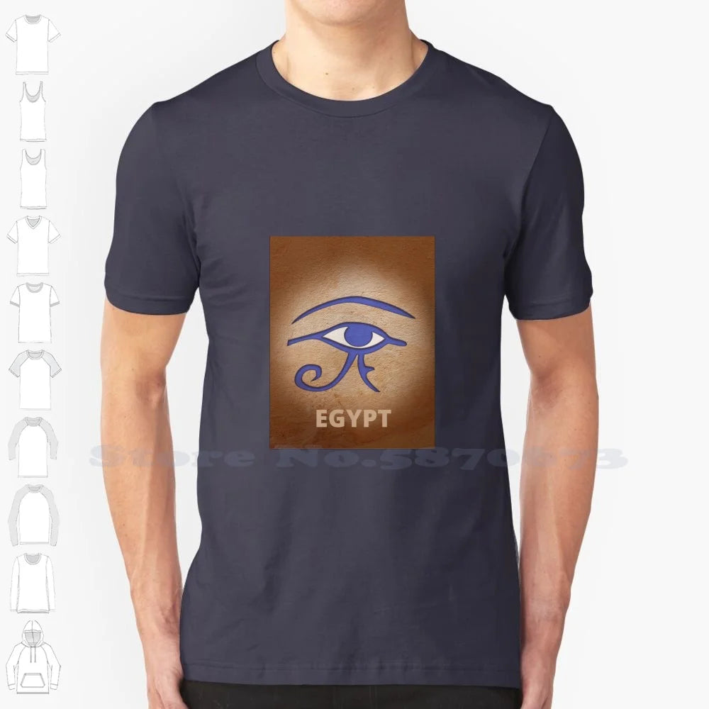 Horus Eye Egyptian Sympol 100% Cotton T-Shirt.