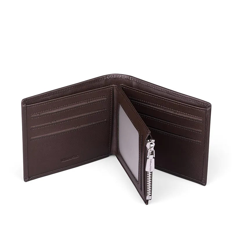 Men Wallet Genuine Leather Casual.