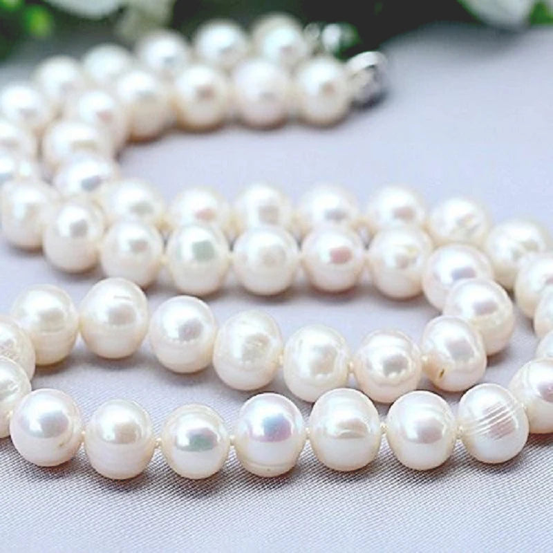 Elegant natural pearl jewelry collection.