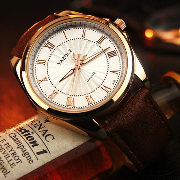 New Mens Watches Top Brand Luxury YAZOLE Fashion.