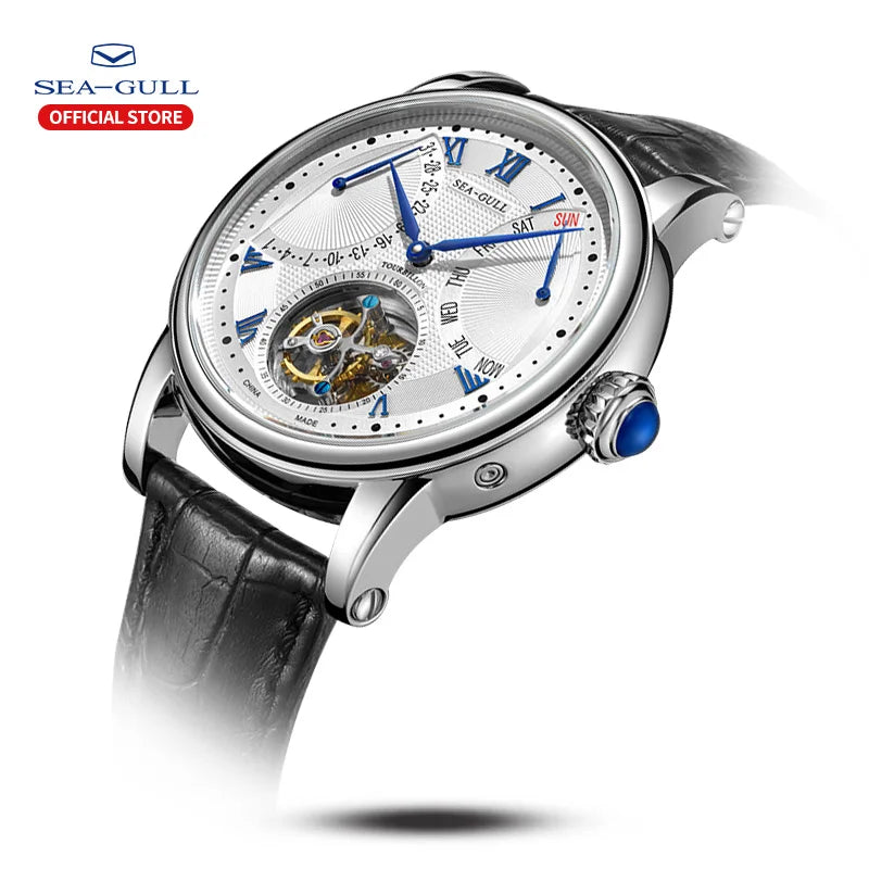 Seagull Men Watch Manual Tourbillon Mechanical.