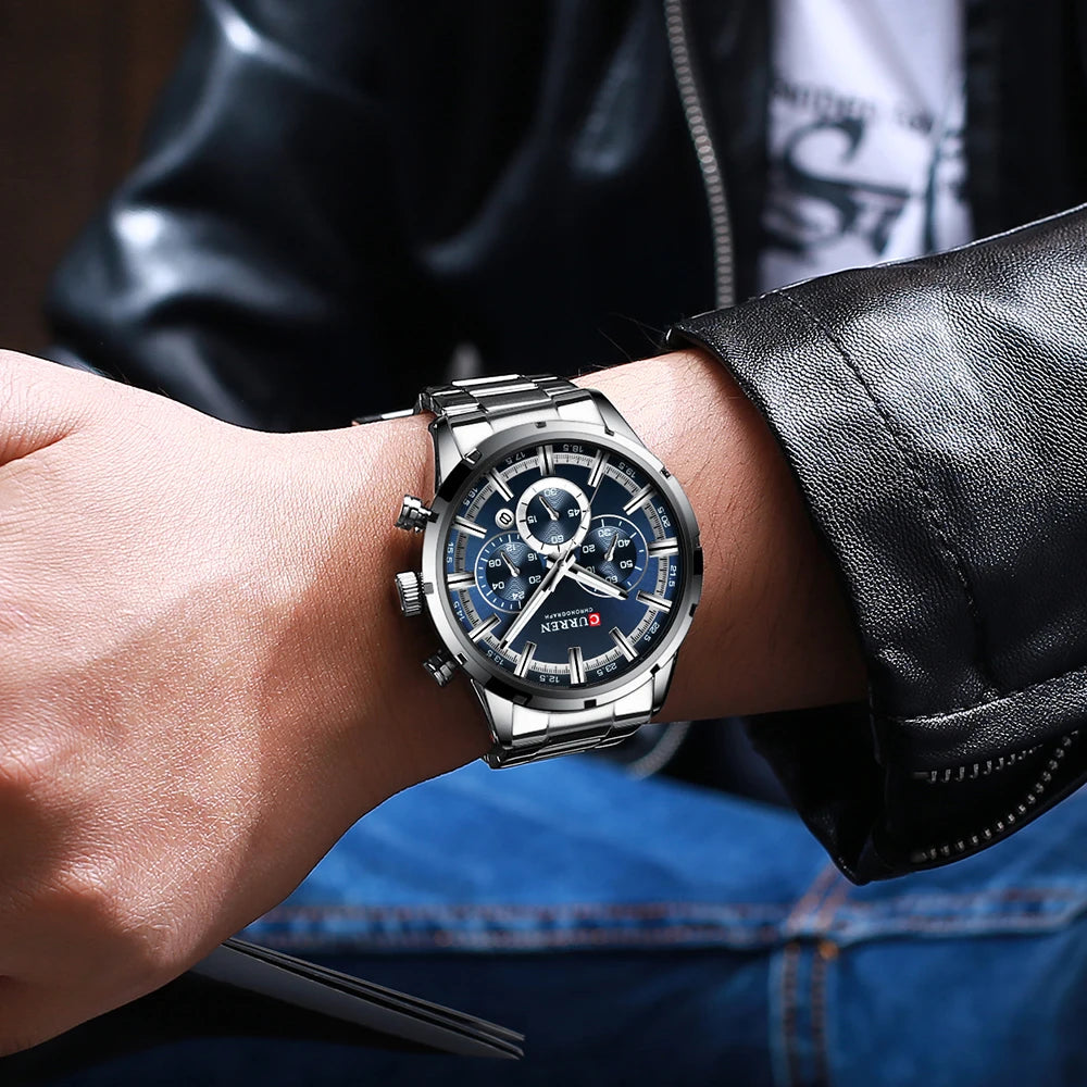 Masculino Hot Fashion Mens Watches Top Brand Luxury.