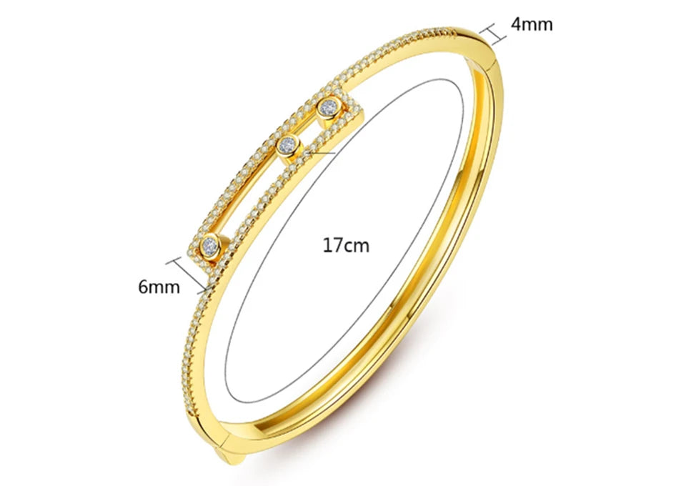 Donia Jewelry Fashion micro-set AAA hollow zircon ladies fashion bracelet personality exaggerated jewelry gift