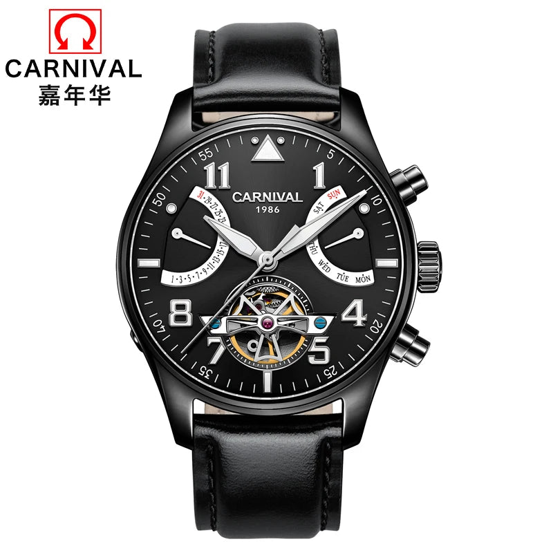 Luxury Tourbillon Mechanical Watches Men Switzerland