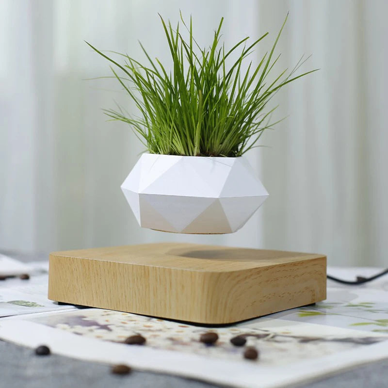 Fast Shipping Magnetic Suspension Flower Pot Levitating.