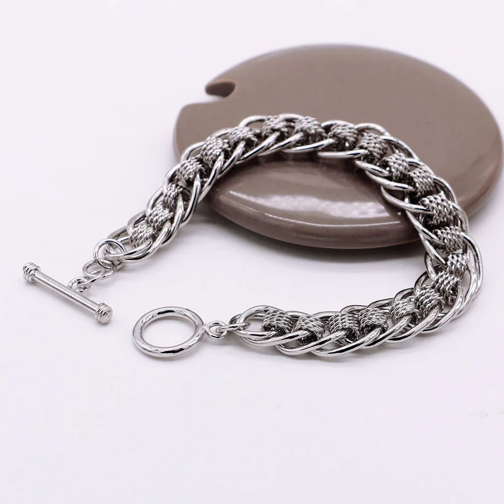 Fashion men jewelry;Solid 925 Silver bracelet for Men.