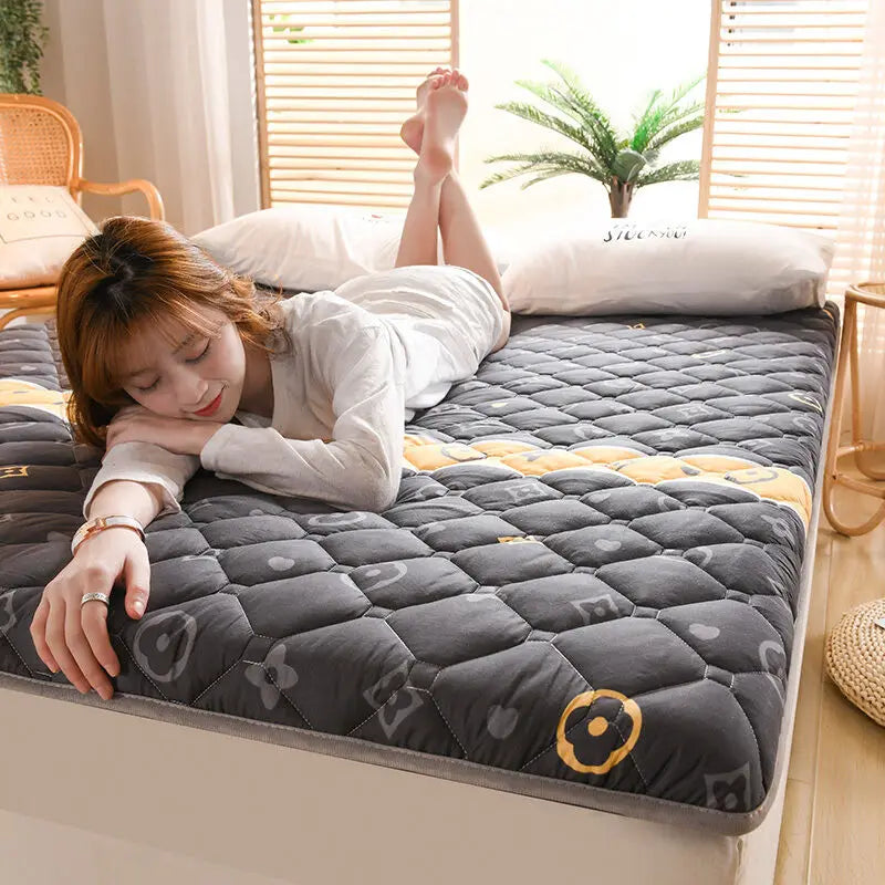 Tatami Mattress Soft Foldable Single Double Non-slip Folding Sleeping Mattresses Suitable For Dormitory Family Bed Mat Nap Pad