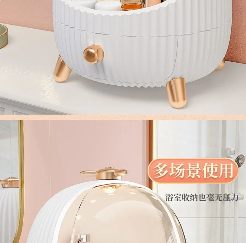 Cosmetic Storage Box Makeup Brush Bucket Lipstick.