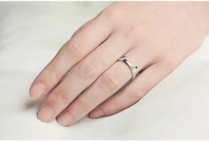 Lovely Cat Ear Adjustable Open Ring.