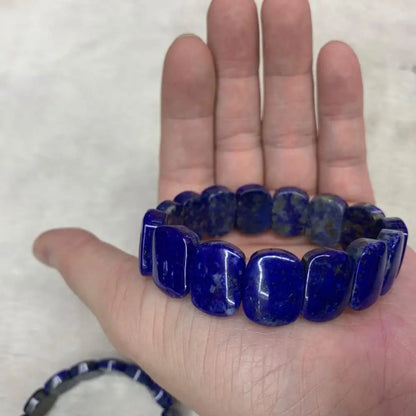 natural Lapis lazuli stone beads bracelet natural gemstone jewelry bangle for woman for man for gift wholesale !