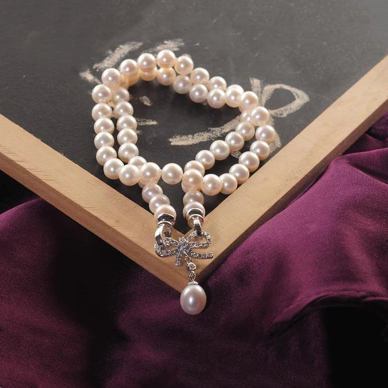 ZHRUKAN 2019 New White Pearl Necklace Jewelry