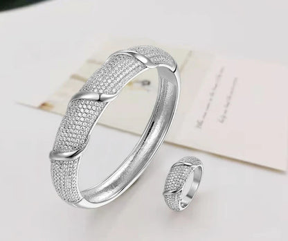 Donia Jewelry Fashion Chain Bracelet AAA Zircon Full Diamond Set Bracelet Ladies Jewelry Luxury Ring Bracelet