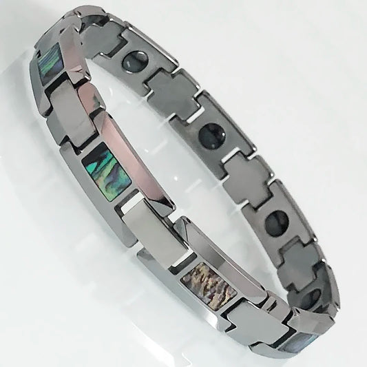 Tungsten Chain Hand Bracelet Men Health Care.