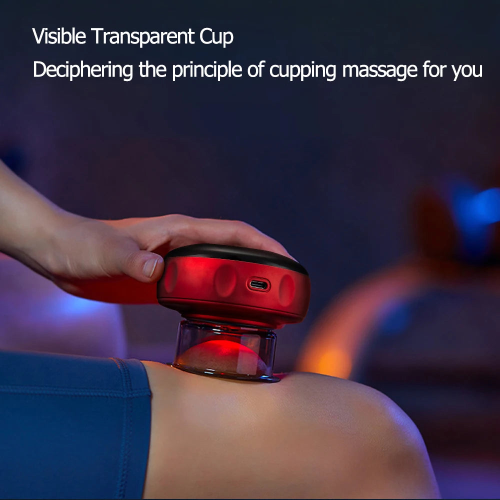 Electric Vacuum Cupping Massage Body Cups Anti-Cellulite.