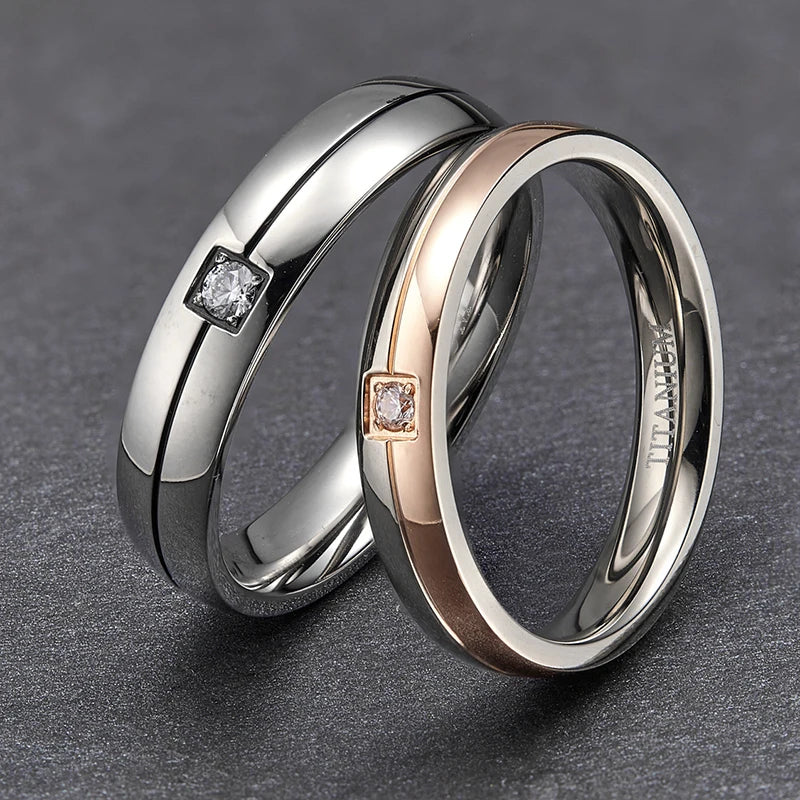 TUNGSTEN Women's Titanium Ring, a symbol of simplicity and romance in couple.