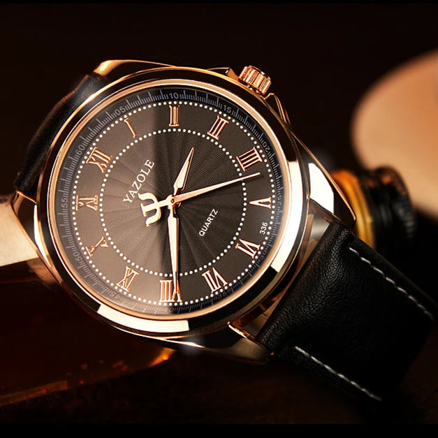 New Mens Watches Top Brand Luxury YAZOLE Fashion.