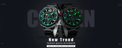 Watch For Men Top Brand Luxury CURREN Fashion Leather Quartz Men Watches Date Business Sport Male Wristwatch Clock Montre Homme