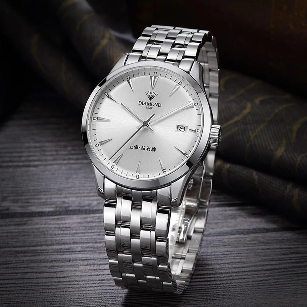 Shanghai Diamond Watch Automatic Mechanical Wristwatches.