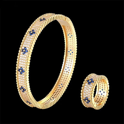 jewelry three line mirco paved Zircon Bracelets.