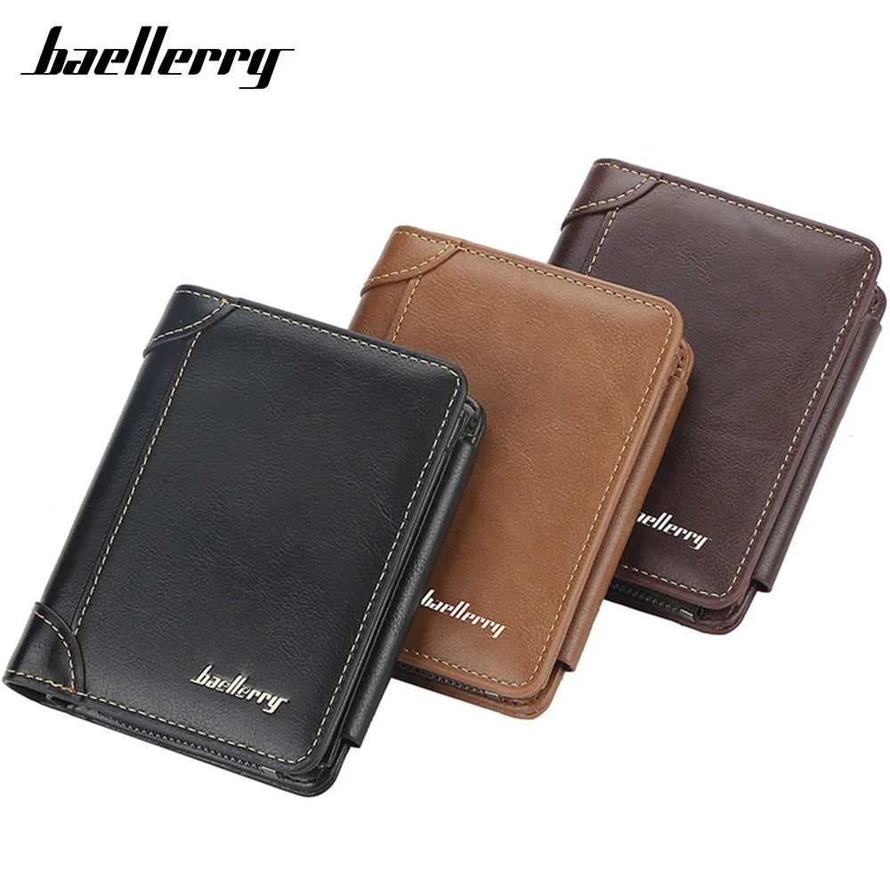 Men Wallets Name Engraving High Quality.