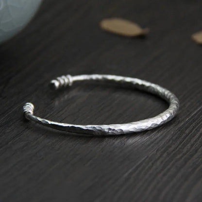 New handmade real silver bracelet for woman.