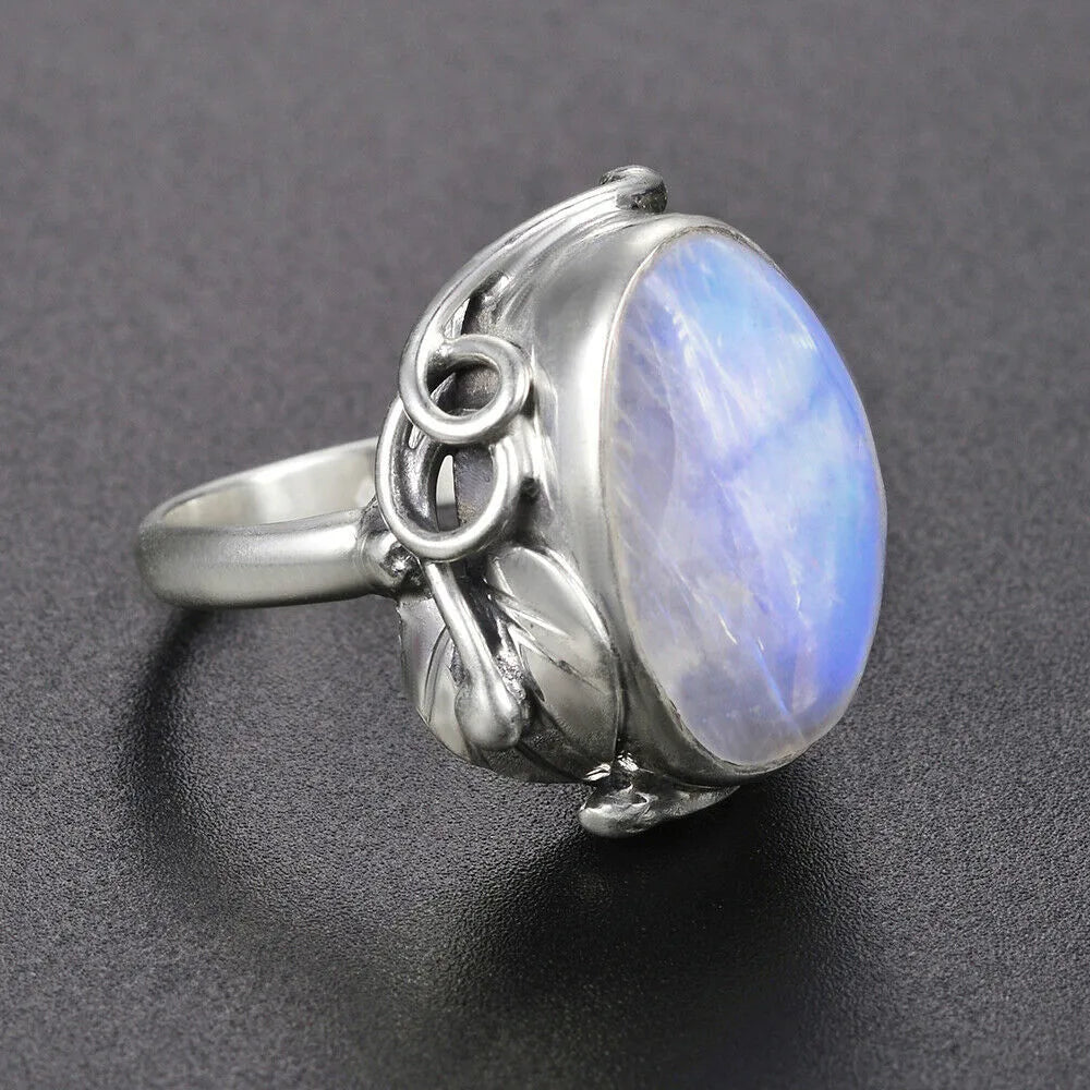 FRANK Natural Moonstone rings