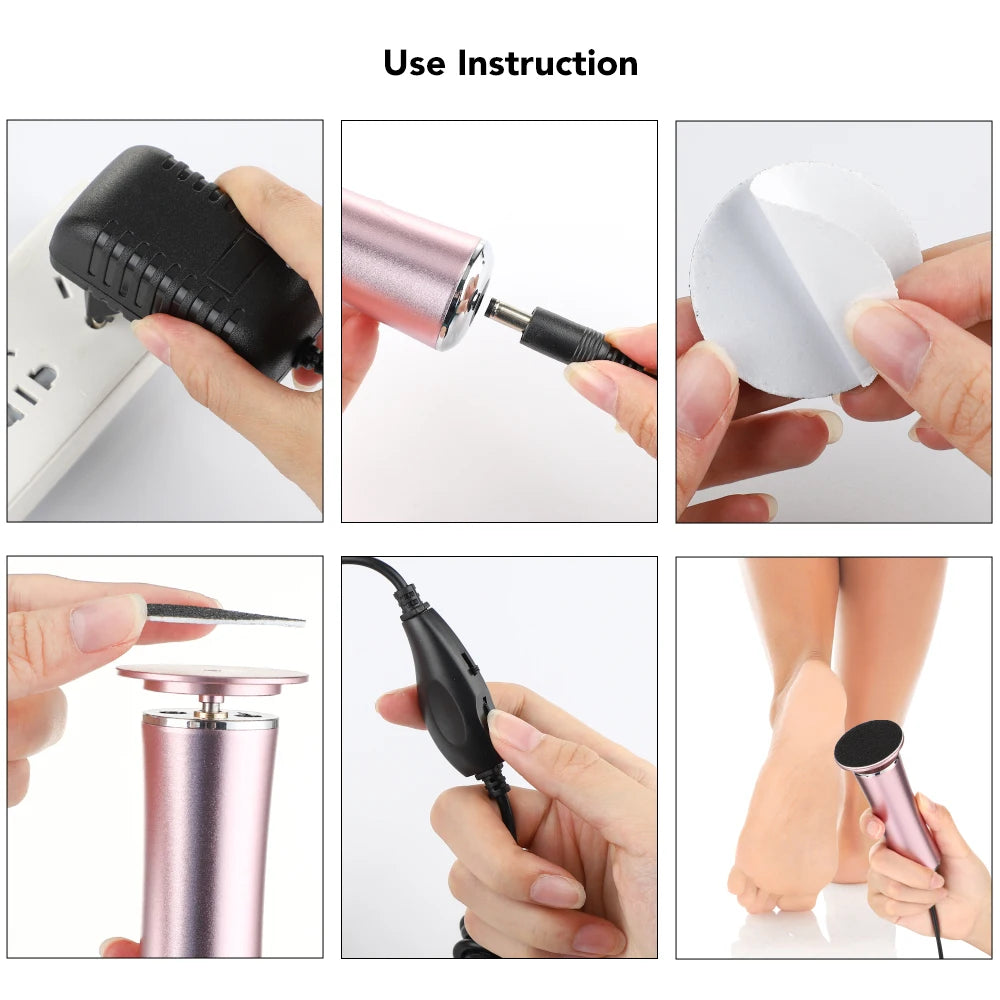 Transform Your Feet with the Electric Grinding Pedicure Tool!